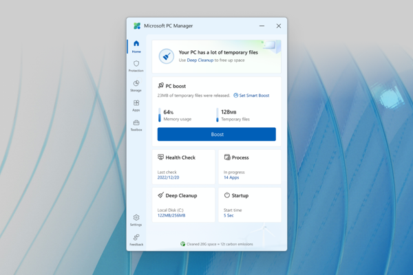 Header Microsoft Pc Manager